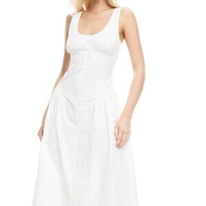 Lioness LUNA ROSA MAXI DRESS PORCELAIN